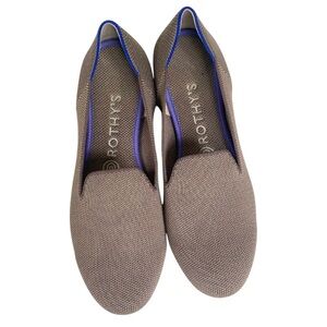 Rothy’s the Loafer Taupe Flats Very good Condition 8